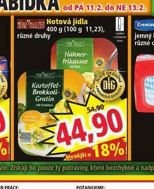 Norma Hotová jídla nabídka