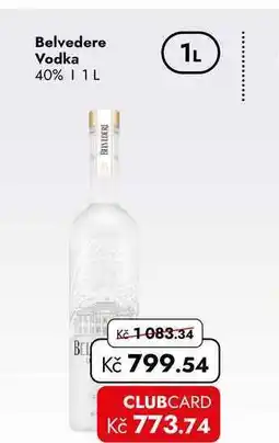 TRAVEL FREE BEL Belvedere Vodka 40% nabídka