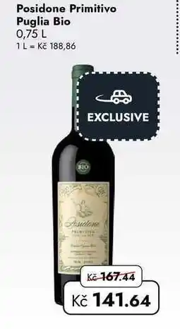TRAVEL FREE Posidone Primitivo Puglia Bio nabídka