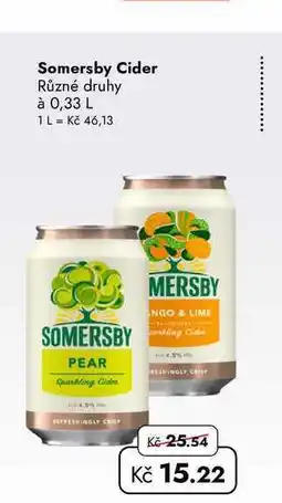 TRAVEL FREE Somersby Cider Různé druhy à nabídka