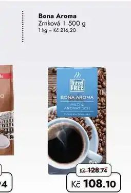 TRAVEL FREE Bona Aroma Zrnková nabídka