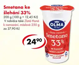 CBA Olma smetana ke šlehání 33% nabídka