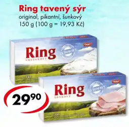 CBA Ring tavený sýr nabídka