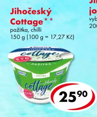 Madeta jihočeský cottage pažitka chilli