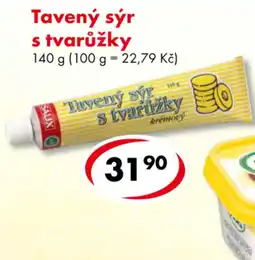 CBA Salux tavený sýr s tvarůžky krémový nabídka
