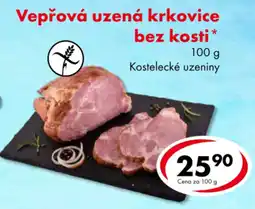 CBA Kostelecké uzeniny vepřová uzená krkovice bez kosti nabídka