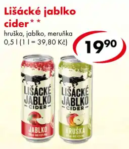 CBA Lišácké jablko cider nabídka