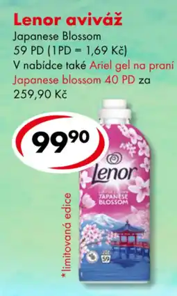 CBA Lenor aviváž Japanese Blossom nabídka