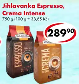 CBA Jihlavanka Espresso, Crema Intense nabídka