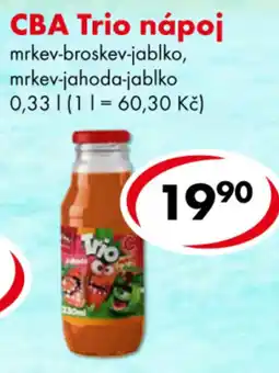 CBA CBA Trio nápoj nabídka
