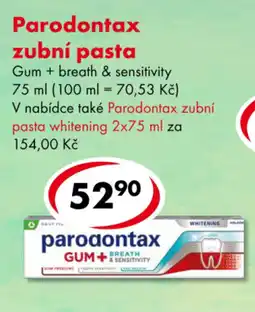 CBA Parodontax zubní pasta nabídka
