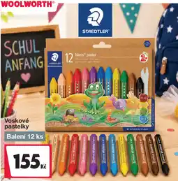 Woolworth Staedtler voskové pastelky nabídka