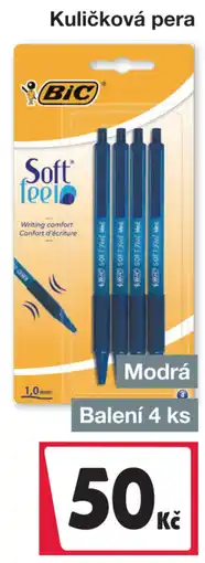 Woolworth Bic kuličková pera soft feel nabídka