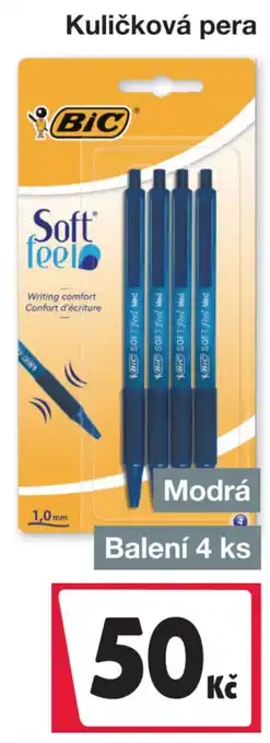 Bic kuličková pera soft feel