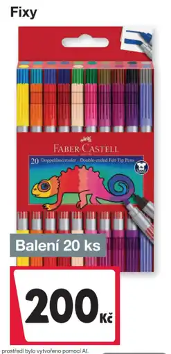 Woolworth Fixy Faber-Castell Double-ended Felt Tip Pens nabídka