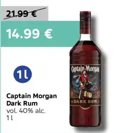 VELTA Free Shop Captain Morgan Dark Rum nabídka