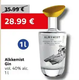 VELTA Free Shop Alkemist Gin nabídka