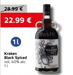VELTA Free Shop Kraken black spiced rum nabídka