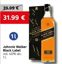 VELTA Free Shop Johnnie Walker Black Label nabídka