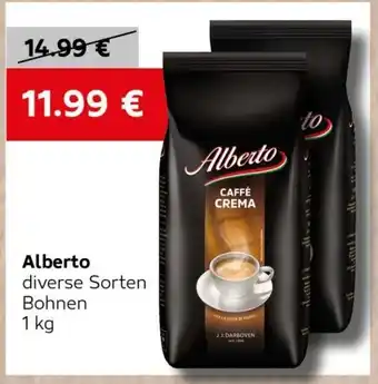 VELTA Free Shop Alberto diverse Sorten Bohnen nabídka