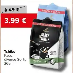 VELTA Free Shop Tchibo Pads diverse Sorten nabídka