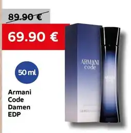 VELTA Free Shop Armani Code Damen EDP nabídka