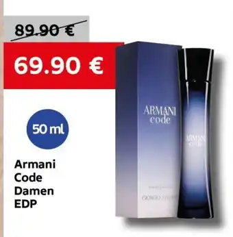 VELTA Free Shop Armani Code Damen EDP nabídka