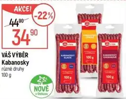 Globus Váš výběr kabanosky nabídka