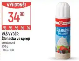 Globus Váš výběr šlehačka ve spreji smetanová nabídka