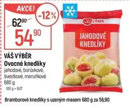 Globus Váš výběr ovocné knedlíky jahodové nabídka