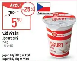 Globus Váš výběr jogurt bílý nabídka
