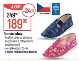 Globus Domácí obuv nabídka