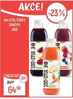 Globus Ugo 100% šťáva nabídka