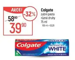 Globus Colgate zubní pasta různé druhy nabídka