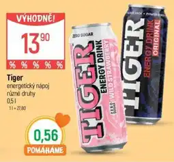Globus Tiger energetický nápoj nabídka