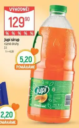 Globus Jupí sirup nabídka