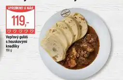 Globus Vepřový guláš s houskovými knedlíky nabídka