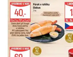 Globus Globus párek v rohlíku nabídka