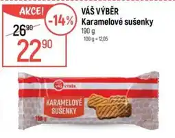Globus Váš výběr karamelové sušenky nabídka