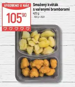 Globus Smažený květák s vařenými bramborami nabídka
