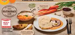 Globus Globus svíčková na smetaně s hovězím masem a houskovými knedlíky nabídka