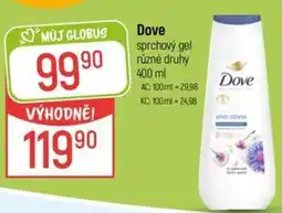 Globus Dove sprchový gel různé druhy nabídka