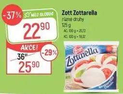 Globus Zott Zottarella nabídka