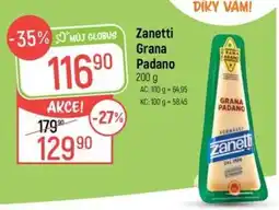 Globus Zanetti Grana Padano nabídka