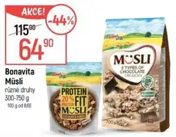 Globus Bonavita Müsli nabídka