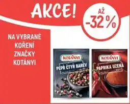 Globus Kotányi pepř čtyř barev nabídka