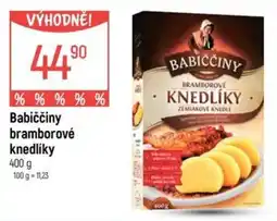 Globus Babiččiny bramborové knedlíky nabídka