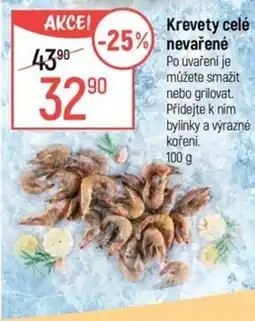 Globus Krevety celé nevařené nabídka