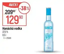 Globus Hanacka vodka nabídka