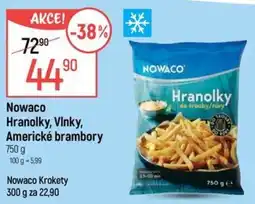 Globus Nowaco Hranolky, Vinky, Americké brambory nabídka